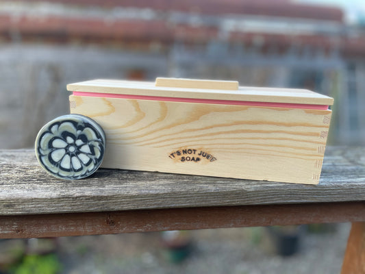 Wooden soap mold & silicone insert